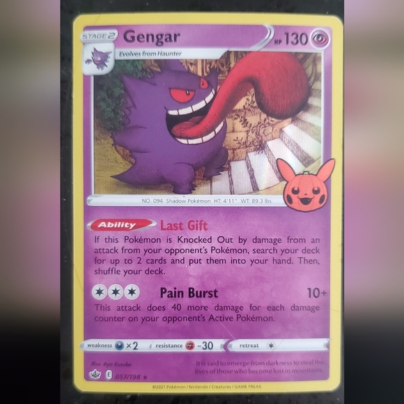 Pokemon Rare Booster Dusknoir Mewtwo Halo Gengar Misdreavus 2022 Set - Picture 5 of 12